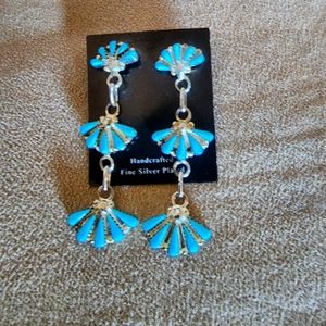 Sterling Silver Torquoise Earrings